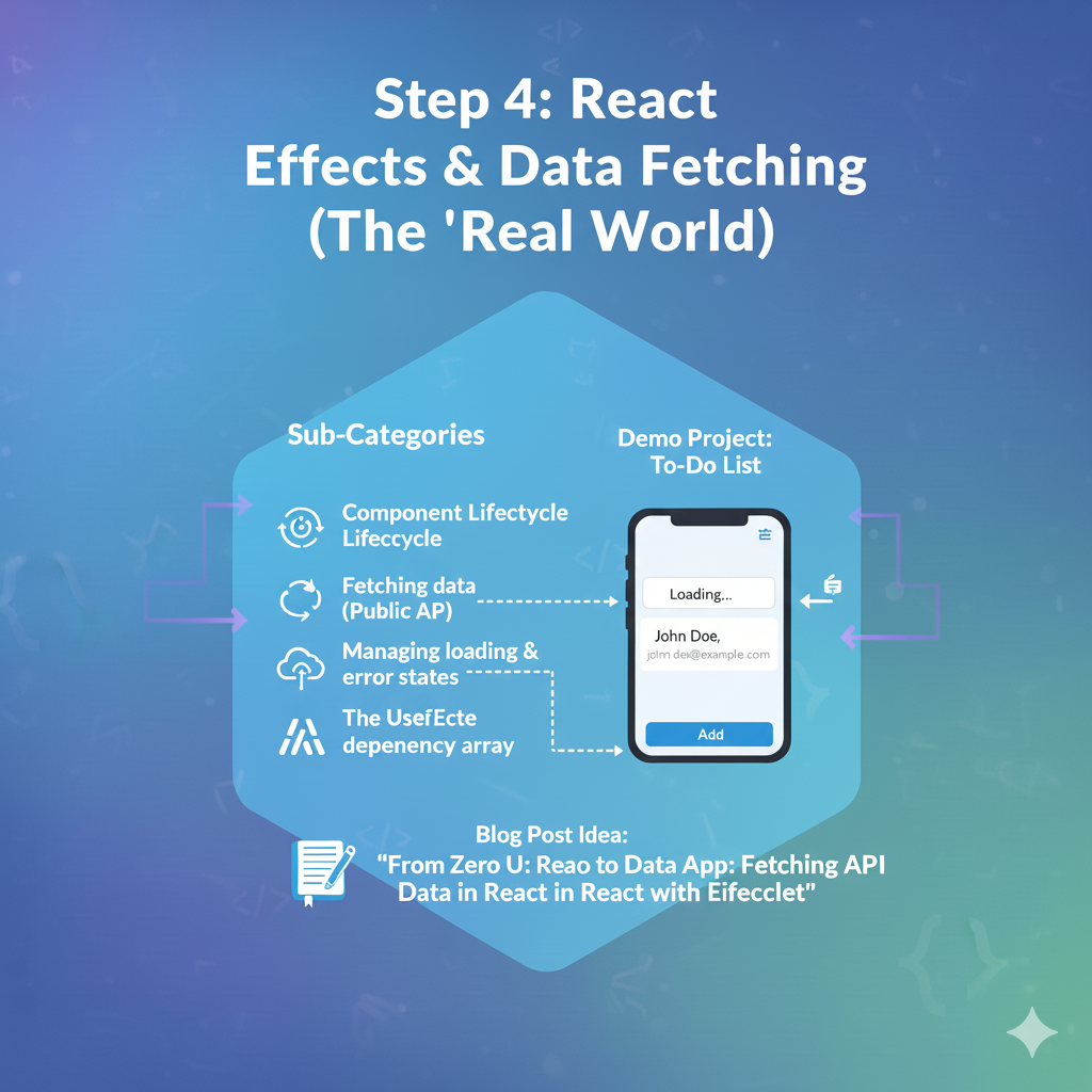 Step 4: “My First API Call in React: Mastering the useEffect Hook”
