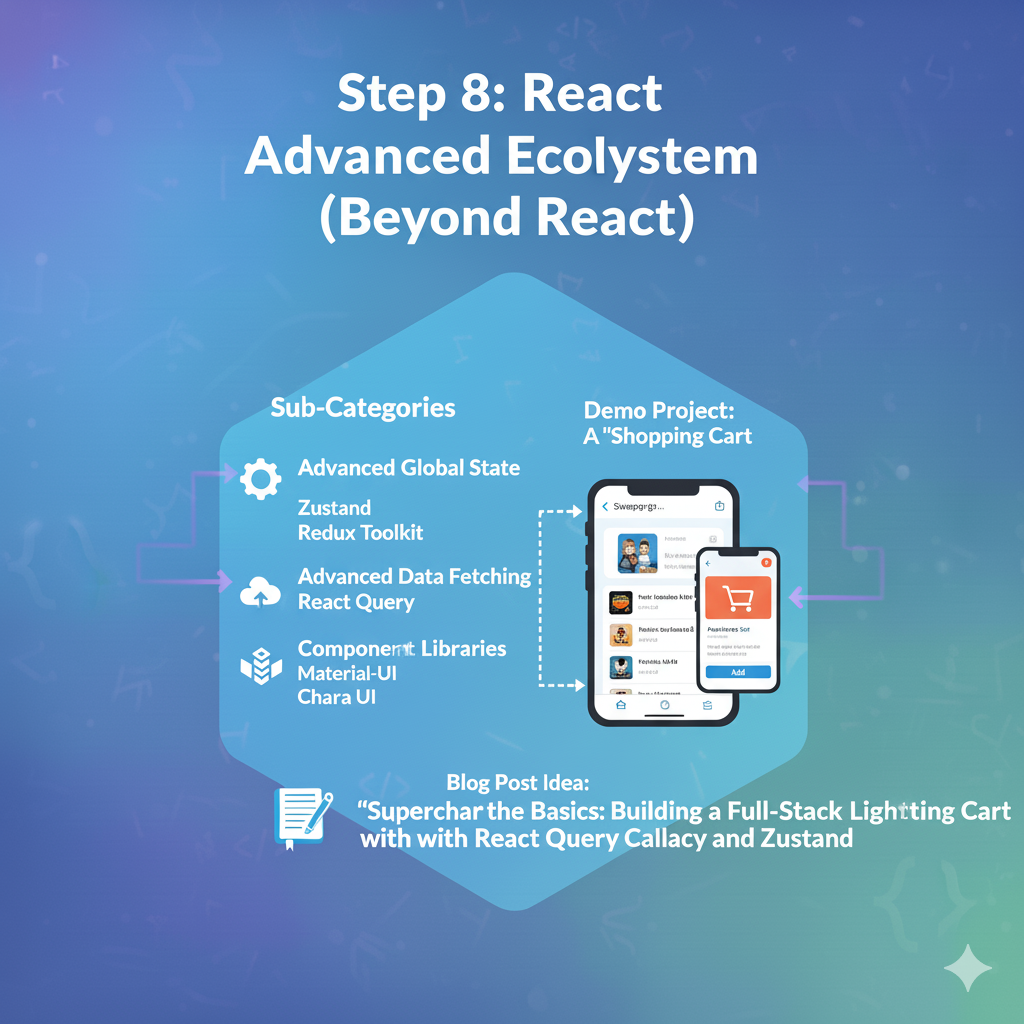 Step 8 : “React is Just the Beginning: Powering Up Apps with React Query, Zustand, and Chakra UI”